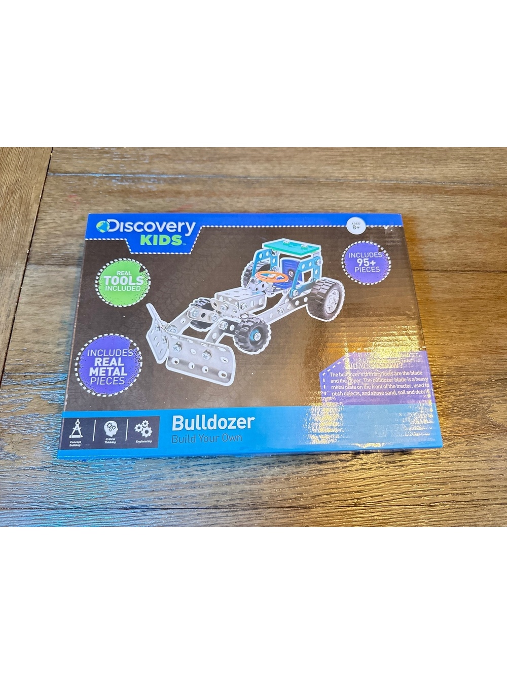 Discovery Kids Build Your Own Bulldozer Metal Model Kit